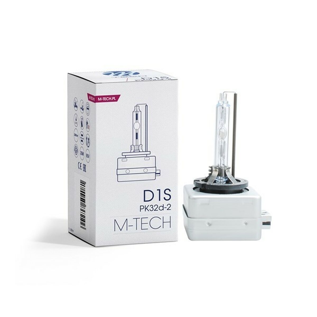 Bec auto M-Tech ZHCD1S12 D1S 35 W Pk32d-2 85V 12000K